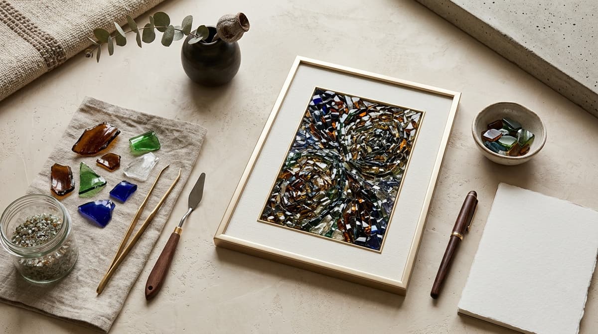 The Art of Transformation: How Shattered Glass Art Turns Broken Bottles into Treasured Masterpieces
