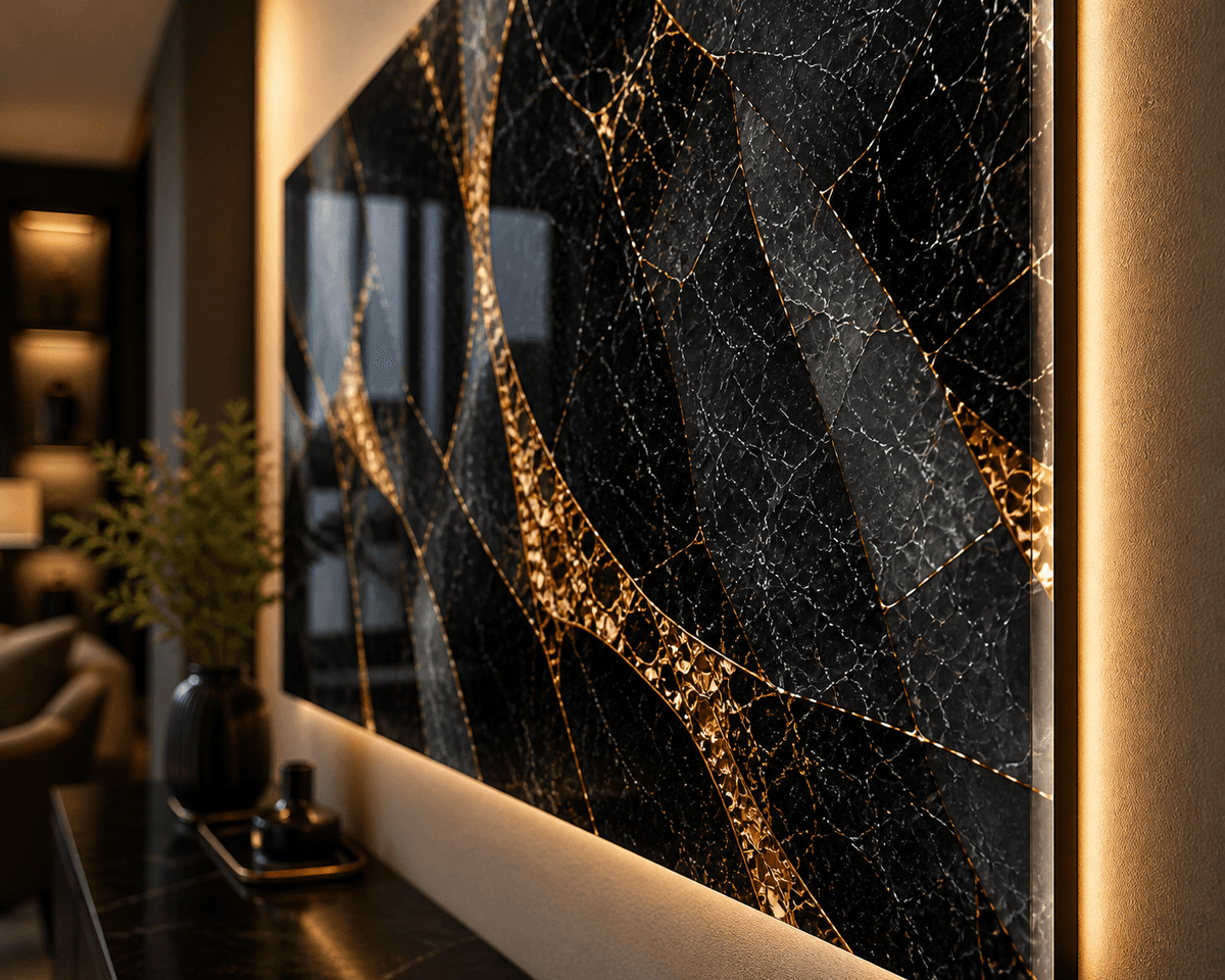 Transform Your Space with Stunning Large Glass Wall Art