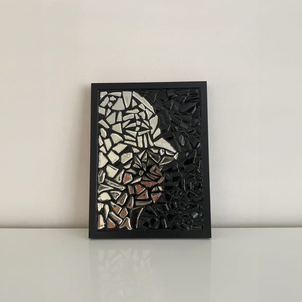 Abstract Face Bottle Frame Arts
