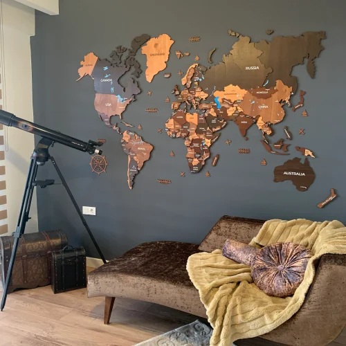 3d world map